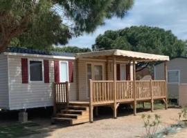 Mobil home Canet Roussillon 4 étoiles le Mar Estang 8 pers，位于鲁西隆地区卡内的酒店