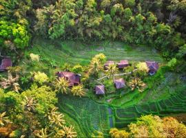 Oemah Tepi Sawah，位于贾蒂卢维的山林小屋