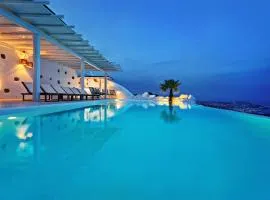 Magnificent Mykonos Villa - Villa Blue Paradise - 8 Bedroom - Private Pool And Bar - Panoramic SeaViews