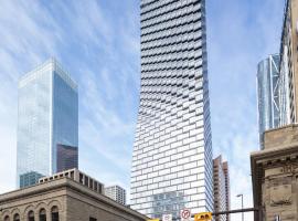 Award-Winning One-Bedroom Suite at Telus Sky，位于卡尔加里的度假短租房