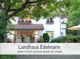Landhaus Edelmann，位于穆尔海姆的乡间豪华旅馆