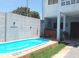 Casa Praia Ilha da Croa/Carro quebrado，位于拉巴拉德纳圣安东尼奥的酒店