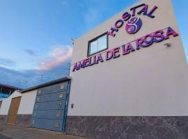 Hostal Amelia de la Rosa，位于曼塔的酒店