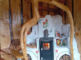 Casa rustica，位于布拉索夫的山林小屋