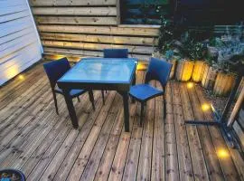 Maison duplex de ville avec terrasse et clim