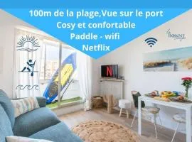 Surf & Yoga * Cosy * Vue sur le port * Proche Montpellier