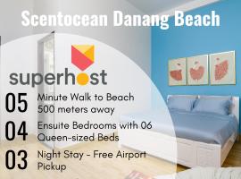 Scentocean 4, 5Min Walk to Beach, 4 Ensuite Bedrooms，位于岘港的酒店