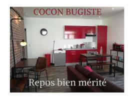 Cocoon Bugiste : travail, sport ou détente，位于欧特维尔－隆普内斯的带停车场的酒店