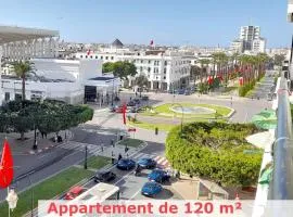 Panoramic view of downtown Rabat