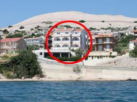 Apartments by the sea Zubovici, Pag - 4130，位于祖波维奇的酒店