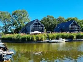 Modern water villa on the Frisian water