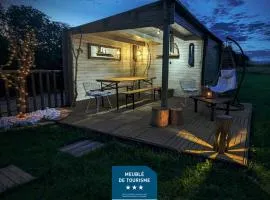 Le Woody Lodge, Large cottage with wooden deck and chalet with garden view next to Fontainebleau Forest