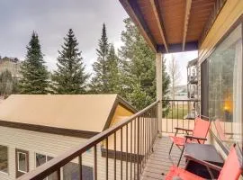 Brian Head Studio Condo with Balcony and Mountain View