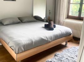 Chambre double vue lac Montreux centre，位于蒙特勒的酒店