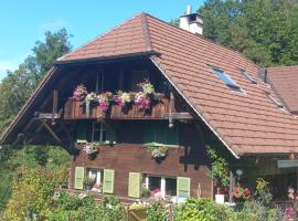 Bright, sunny holiday apartment on the farm，位于Oberdiessbach的酒店