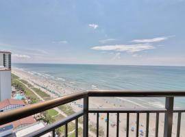 Enticing Ocean View Condo located on the blvd, wifi included, monthly winter ren，位于默特尔比奇的酒店