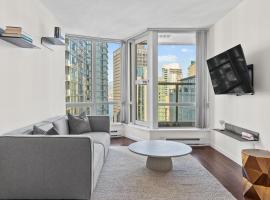 Downtown Luxury 1BR Coal Harbour，位于温哥华的豪华酒店