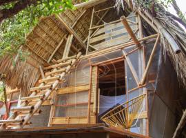 Posada Corazon Mazunte - Natural Vibe Satori，位于马祖特的木屋