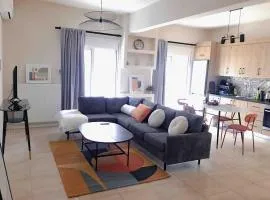 Paleo Faliro Athens fully equipped 2 bedrooms 90 sqm big apartment 200m to Free beach