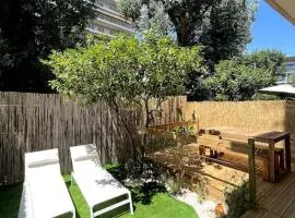 Appartement avec jardin proche mer