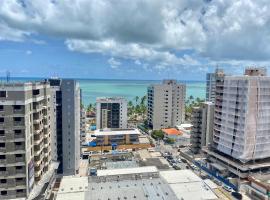 Apto TIME - vista mar em Ponta Verde Maceio，位于马塞约的带按摩浴缸的酒店