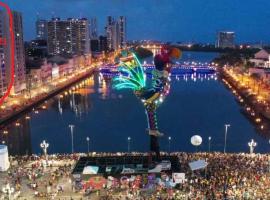 Melhor localização Recife até 8 pessoas，位于累西腓The Rotating Bridge - 12th September Bridge附近的酒店