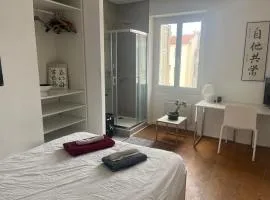 Chambre avec salle de bain en plein coeur de Nice