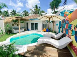 Ubu Villa Pulowatu 1 - 1 BR Villa in Yogyakarta，位于Kembangarum的酒店