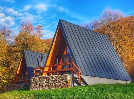 Rock Valley Cabins，位于Ibăneşti的木屋