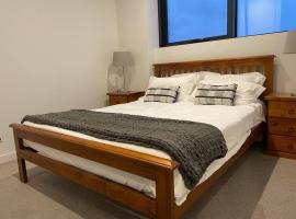 Lovely 1BD condo with free parking city view，位于墨尔本的酒店