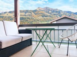 Appartement rénové 3chambres,Gruyère,3Parking,BBQ，位于Neirivue的公寓