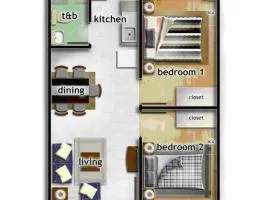 Sorrento Oasis 2 BR