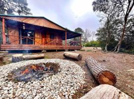 Cabaña De La Tierra.，位于Rincón de los Oliveras的度假屋