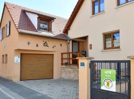Gîte charmant au calme, 2 personnes, proche vignobles et châteaux, animaux acceptés, terrasse jardin - FR-1-744-33，位于贝格海姆的酒店