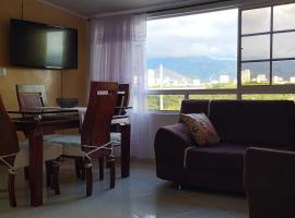 Apartamento con vista a la ciudad en barrio campo hermoso 301
