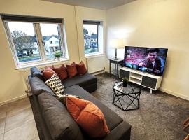 Walnut Flats-F4, 2-Bedroom with Ensuite - Parking, Netflix, WIFI - Close to Oxford, Bicester & Blenheim Palace，位于基德灵顿的酒店