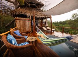 Chole Mjini Treehouses Lodge，位于Utende的低价酒店