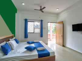 Abbi's Nest Beach House Goa，位于卡兰古特的带按摩浴缸的酒店