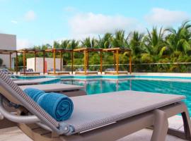 Exclusiva casa en Baru con piscina y playa privada，位于布兰卡滩的别墅