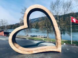 Ferienwohnung am Rhein in 4334 Sisseln，位于Stein的宠物友好酒店