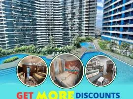 Apartment Condo in Air Residences Makati wifi Netflix Disney, pool & mall