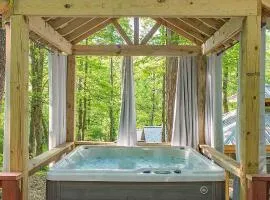 Stefan Cabin Nature-nested Tiny Home Hot Tub