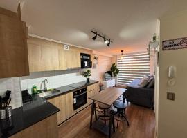 Departamento downtown inn - Chillan Factura Empresas - Parking - wifi，位于奇廉的酒店