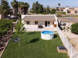 Aimar - Casa en Deltebre con jardín, piscina privada y barbacoa - Deltavacaciones，位于代尔特布雷的海滩短租房