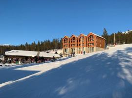 Unikt boende, bästa läge, ski-in/ski-out Björnrike，位于韦姆达伦的酒店