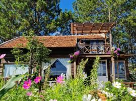 Romantic house on a pine hill Dalat，位于阿普春安Datanla Falls附近的酒店