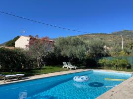 Bas de villa avec accès piscine près de Nice Cannes Monaco，位于卡罗的低价酒店