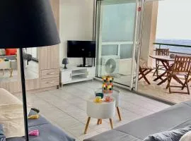 studio cosy avec vue panoramique