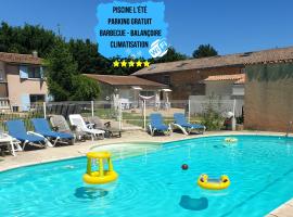 Bel Appartement T2 Climatisé avec piscine Poitiers-Futuroscope-CREPS de Poitiers，位于Vouneuil-sous-Biard的家庭/亲子酒店