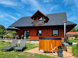 Zrubík pod Znievom (Log Cabin Zniev)，位于Slovany的度假屋